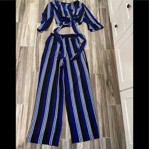 ♥️ Two piece set multi color blue